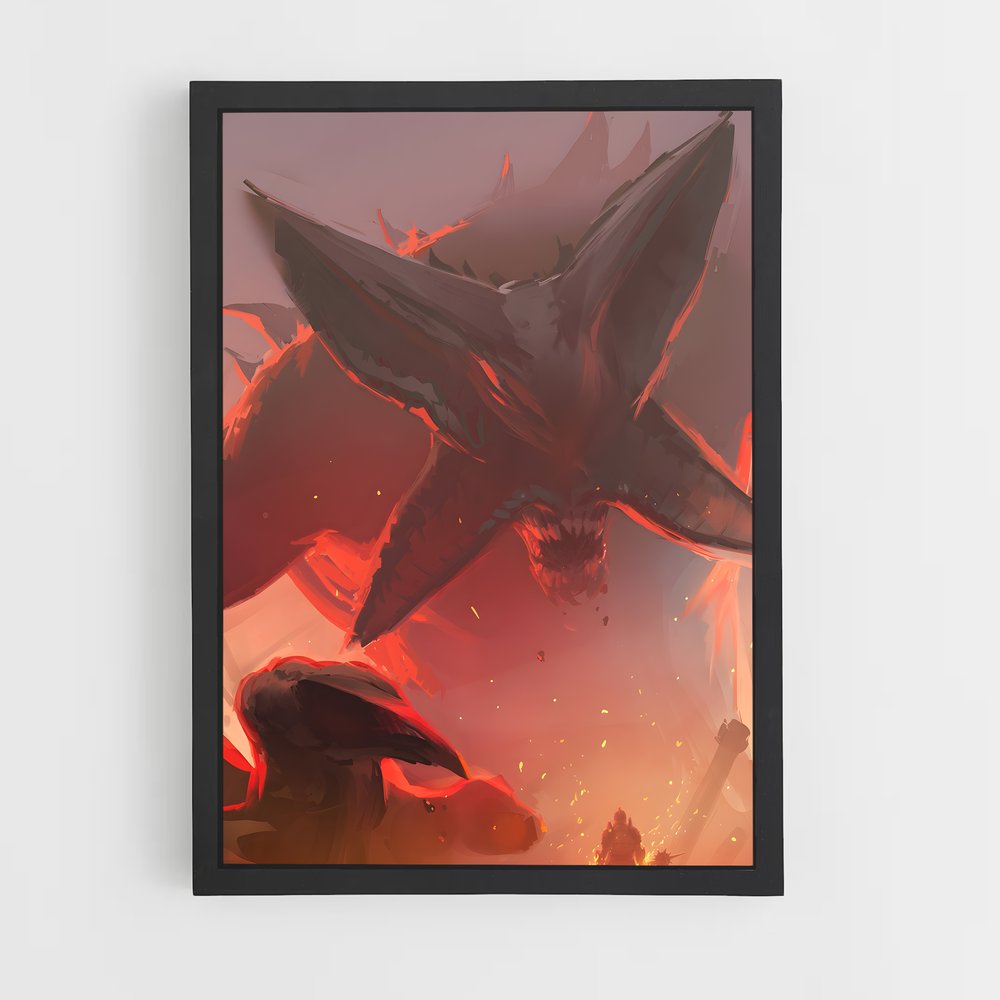 Poster Dragon de la Terreur – affiche Path of exile (vue 2)